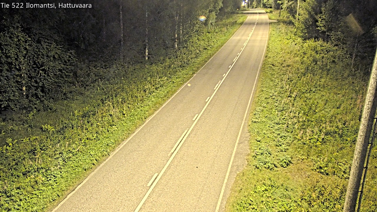 Weather Camera Image Road 522 Ilomantsi, Hattuvaara, Ilomantsi, Pohjois-Karjala
