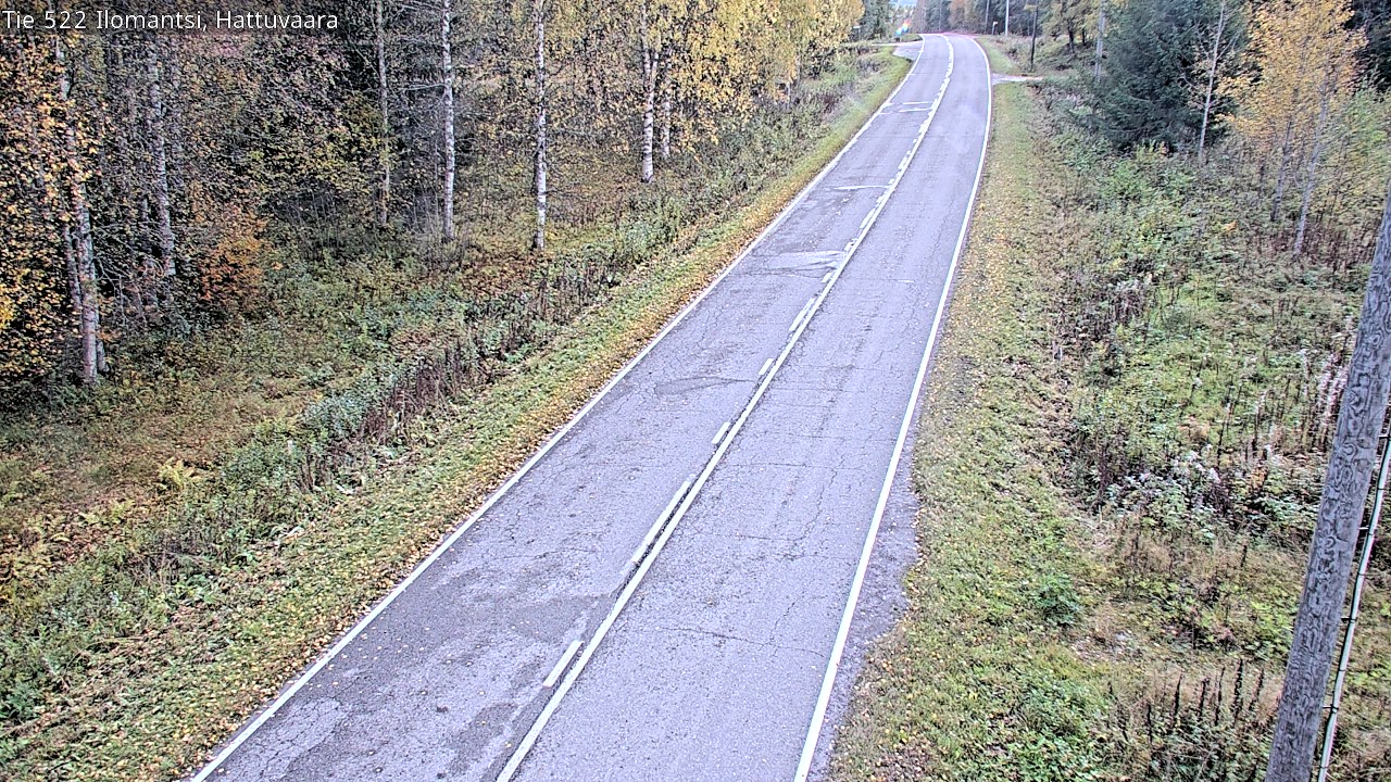Weather Camera Image Road 522 Ilomantsi, Hattuvaara, Ilomantsi, Pohjois-Karjala