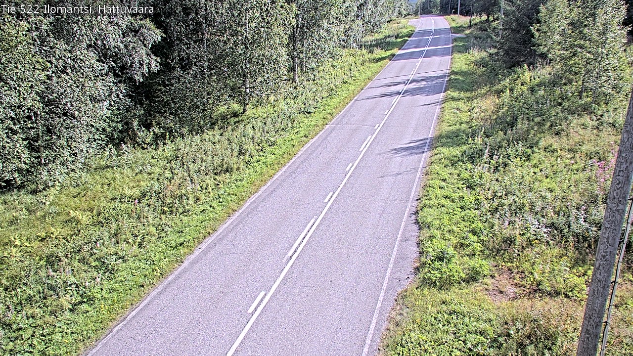 Weather Camera Image Road 522 Ilomantsi, Hattuvaara, Ilomantsi, Pohjois-Karjala