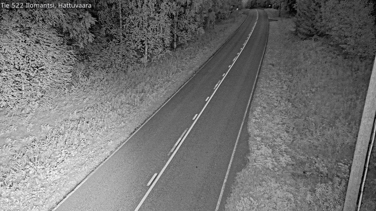 Weather Camera Image Road 522 Ilomantsi, Hattuvaara, Ilomantsi, Pohjois-Karjala
