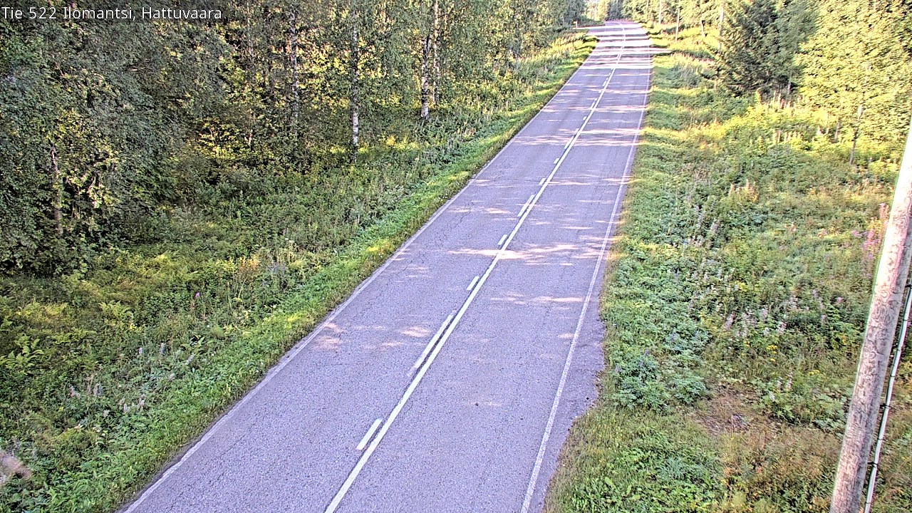 Weather Camera Image Road 522 Ilomantsi, Hattuvaara, Ilomantsi, Pohjois-Karjala