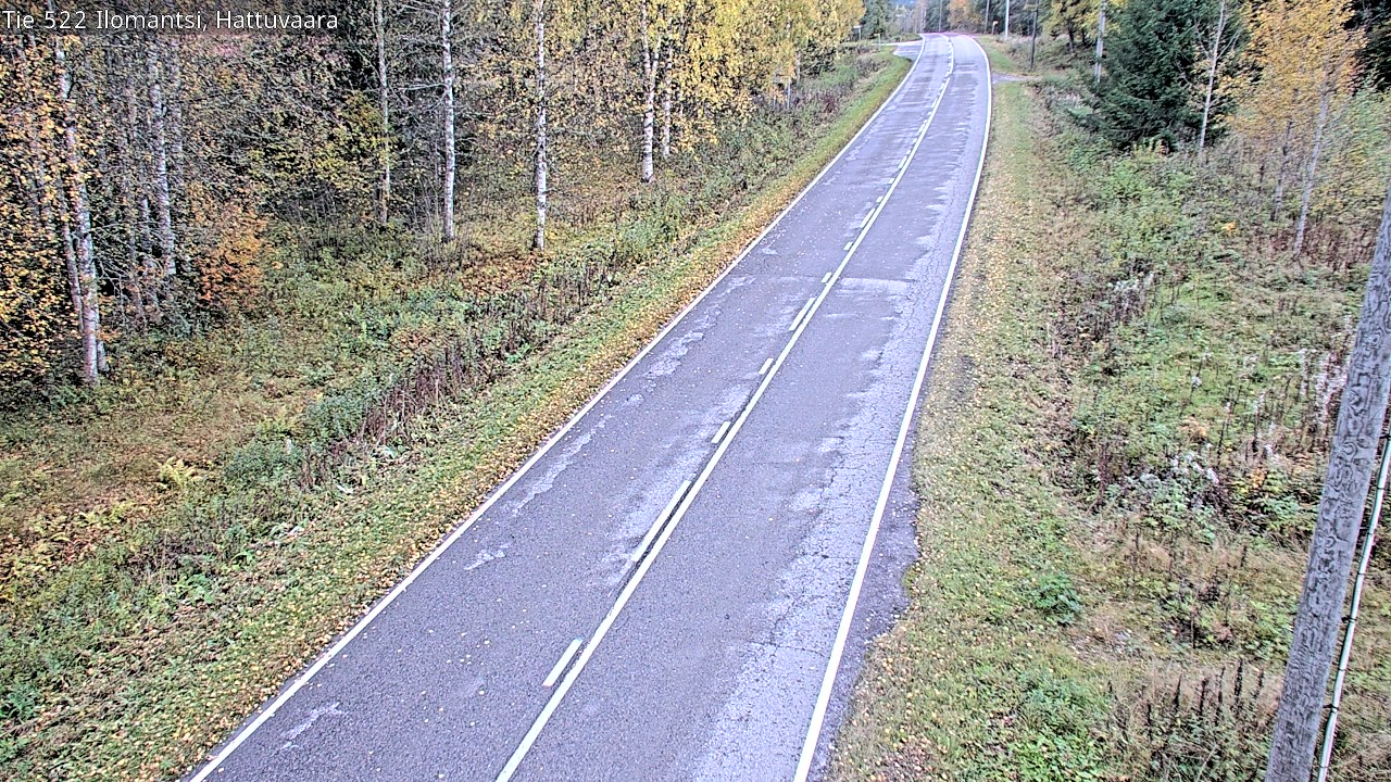 Weather Camera Image Road 522 Ilomantsi, Hattuvaara, Ilomantsi, Pohjois-Karjala
