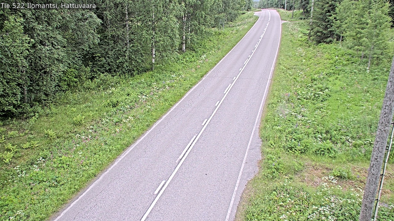Kelikamerat Kuva Tie 522 Ilomantsi, Hattuvaara, Ilomantsi, Pohjois-Karjala