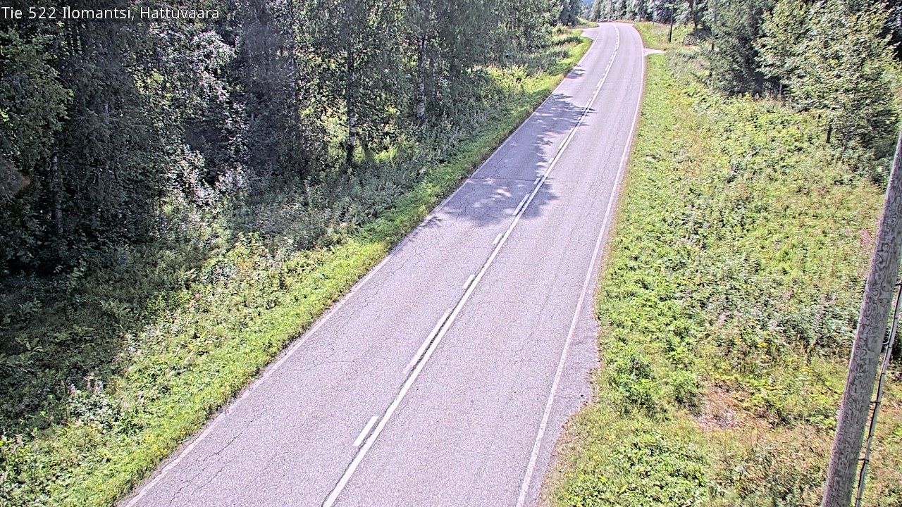 Weather Camera Image Road 522 Ilomantsi, Hattuvaara, Ilomantsi, Pohjois-Karjala