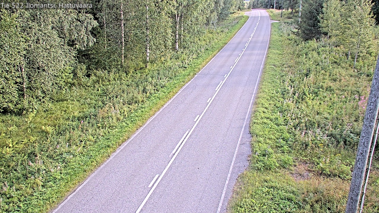 Weather Camera Image Road 522 Ilomantsi, Hattuvaara, Ilomantsi, Pohjois-Karjala
