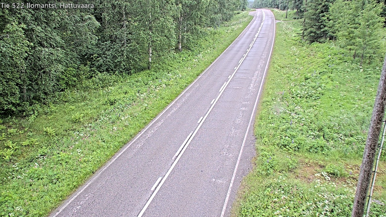 Kelikamerat Kuva Tie 522 Ilomantsi, Hattuvaara, Ilomantsi, Pohjois-Karjala