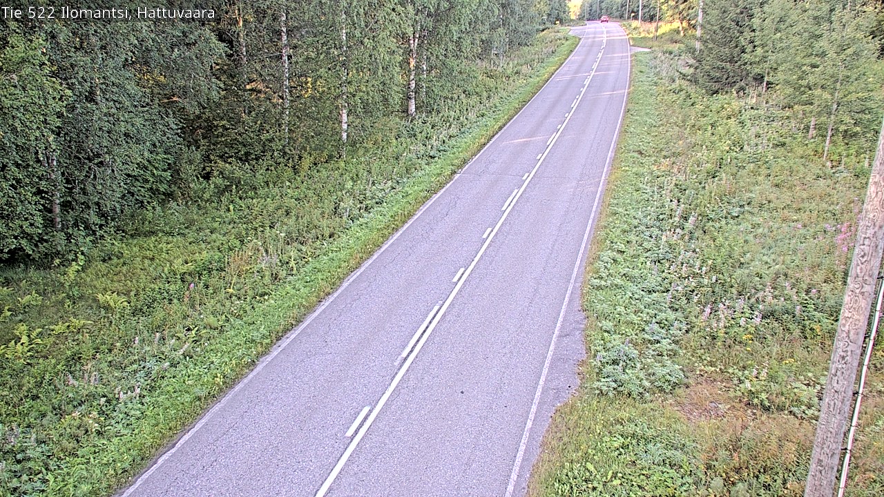 Weather Camera Image Road 522 Ilomantsi, Hattuvaara, Ilomantsi, Pohjois-Karjala