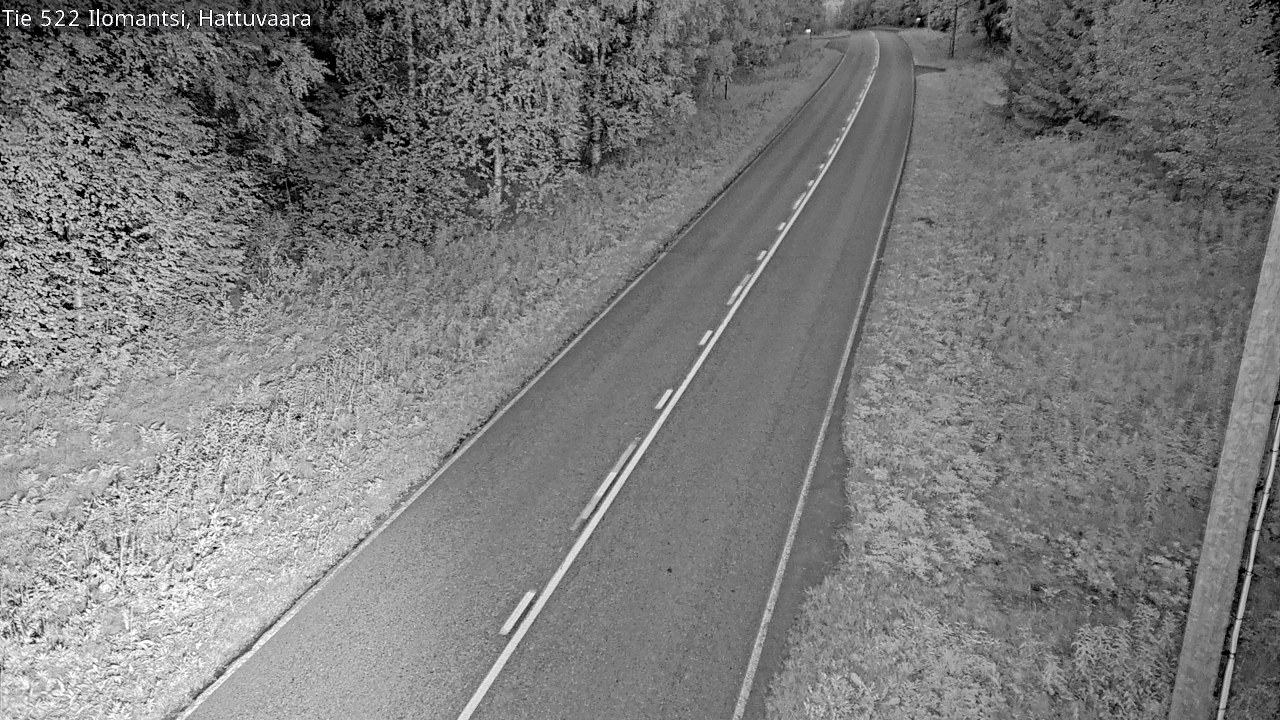 Weather Camera Image Road 522 Ilomantsi, Hattuvaara, Ilomantsi, Pohjois-Karjala