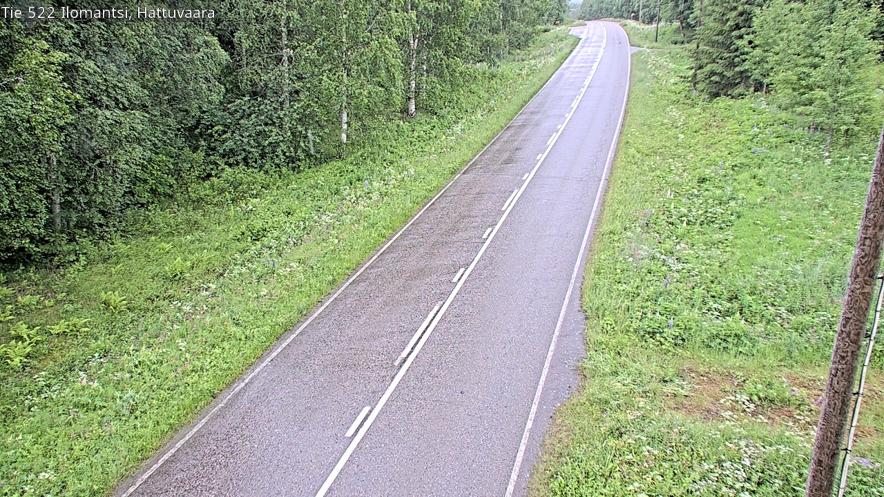 Weather Camera Image Road 522 Ilomantsi, Hattuvaara, Ilomantsi, Pohjois-Karjala