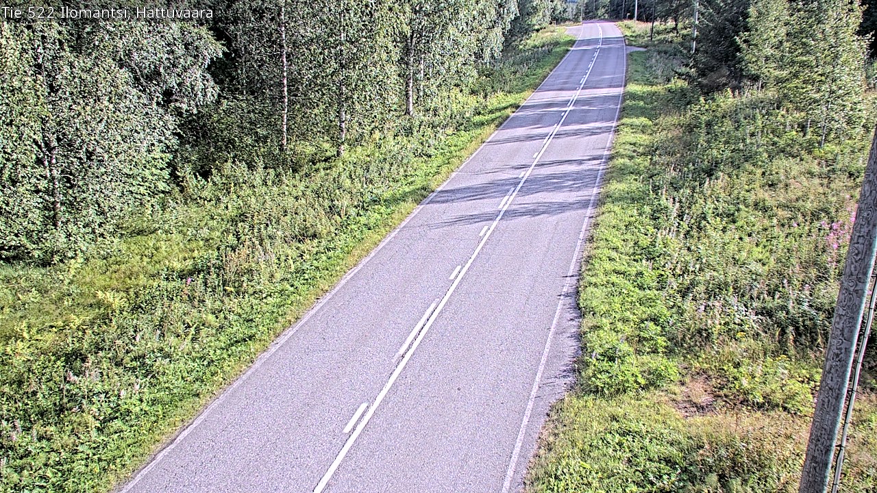 Weather Camera Image Road 522 Ilomantsi, Hattuvaara, Ilomantsi, Pohjois-Karjala