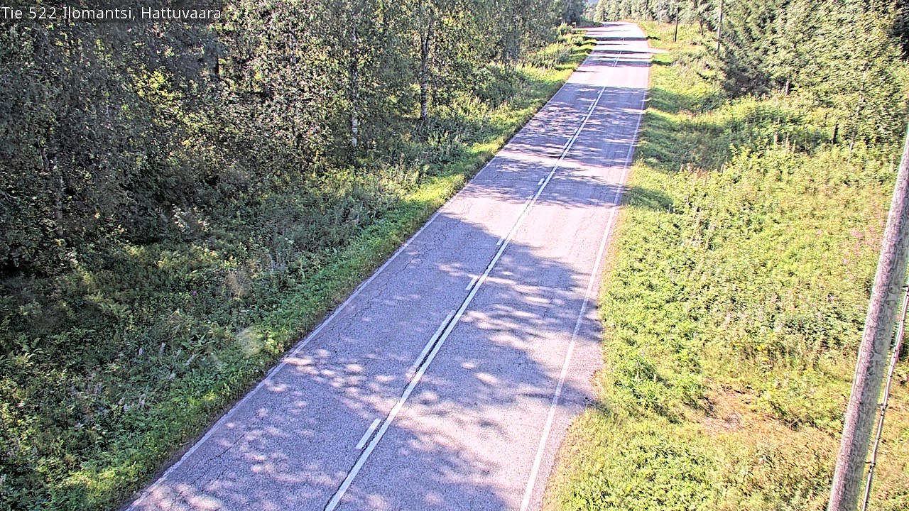 Weather Camera Image Road 522 Ilomantsi, Hattuvaara, Ilomantsi, Pohjois-Karjala