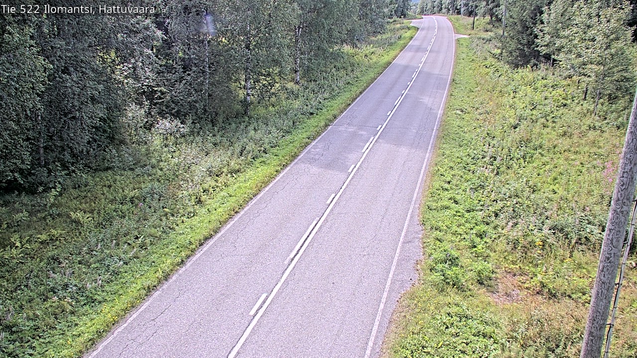 Weather Camera Image Road 522 Ilomantsi, Hattuvaara, Ilomantsi, Pohjois-Karjala