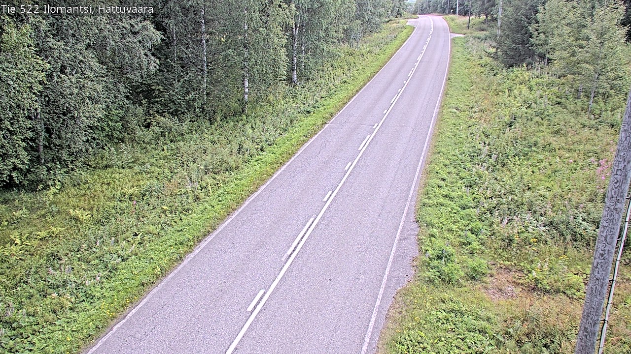 Weather Camera Image Road 522 Ilomantsi, Hattuvaara, Ilomantsi, Pohjois-Karjala
