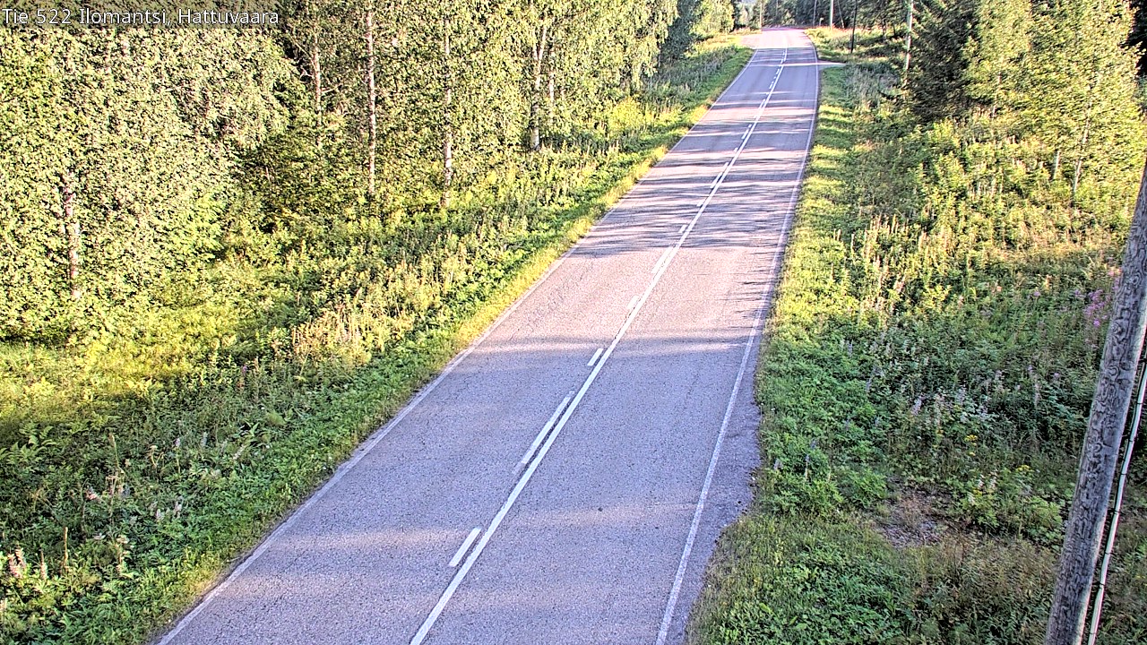 Weather Camera Image Road 522 Ilomantsi, Hattuvaara, Ilomantsi, Pohjois-Karjala