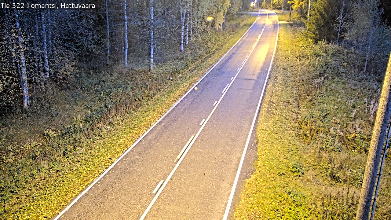 Weather Camera Image Road 522 Ilomantsi, Hattuvaara, Ilomantsi, Pohjois-Karjala