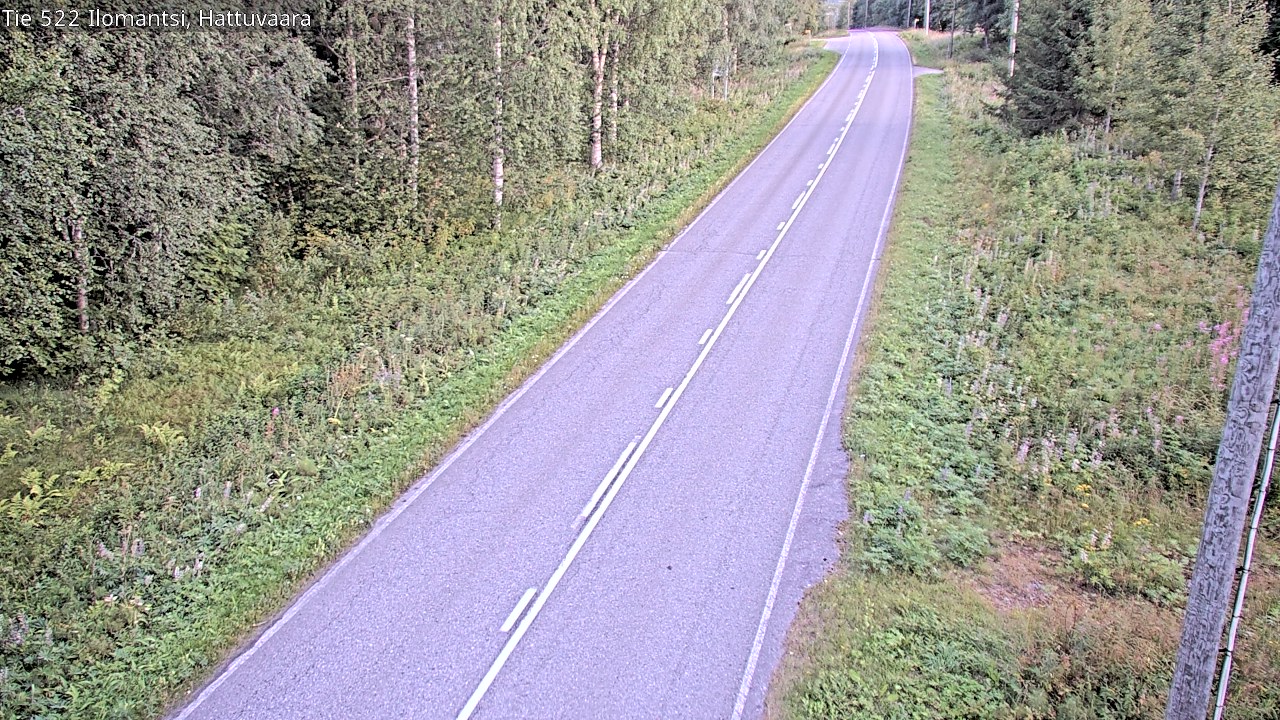 Weather Camera Image Road 522 Ilomantsi, Hattuvaara, Ilomantsi, Pohjois-Karjala