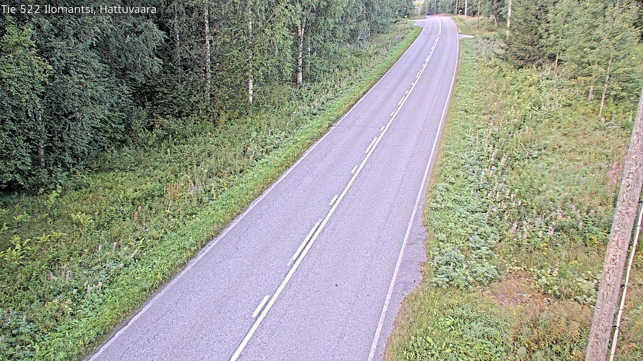 Weather Camera Image Road 522 Ilomantsi, Hattuvaara, Ilomantsi, Pohjois-Karjala