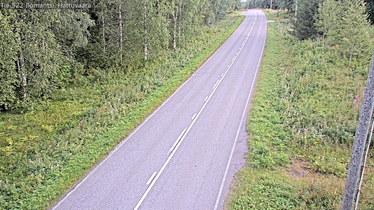 Weather Camera Image Road 522 Ilomantsi, Hattuvaara, Ilomantsi, Pohjois-Karjala