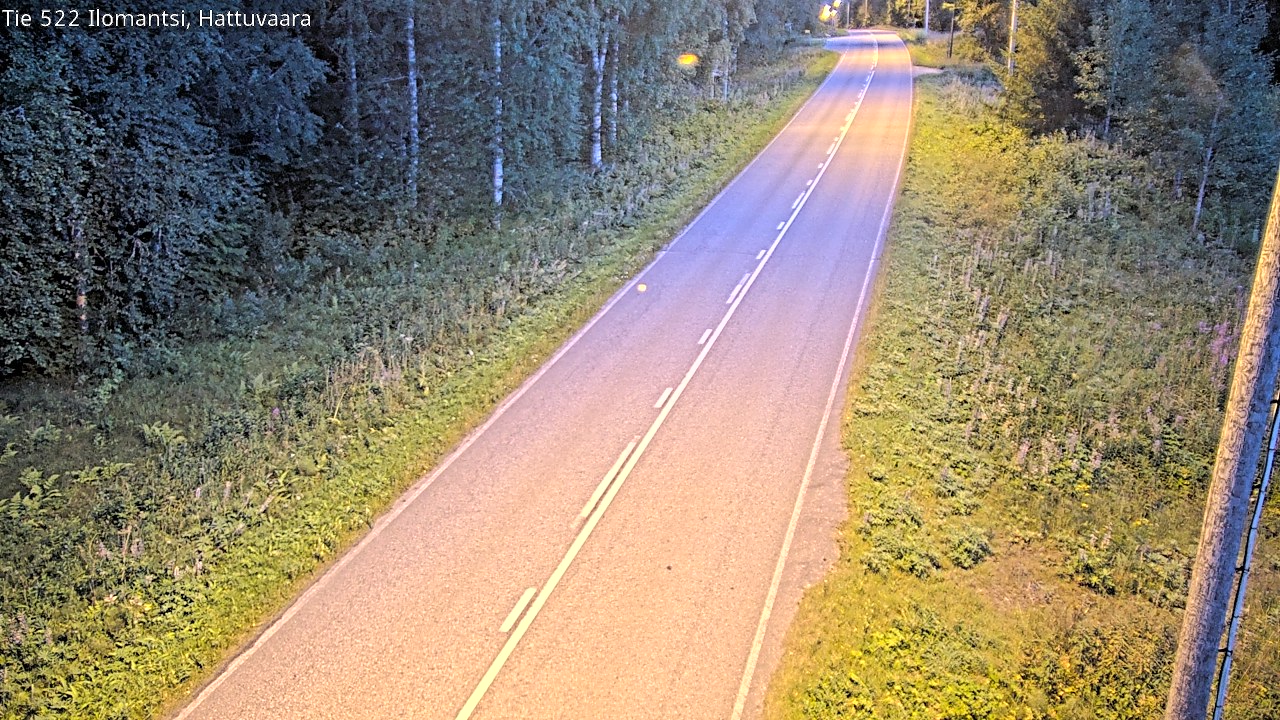 Weather Camera Image Road 522 Ilomantsi, Hattuvaara, Ilomantsi, Pohjois-Karjala