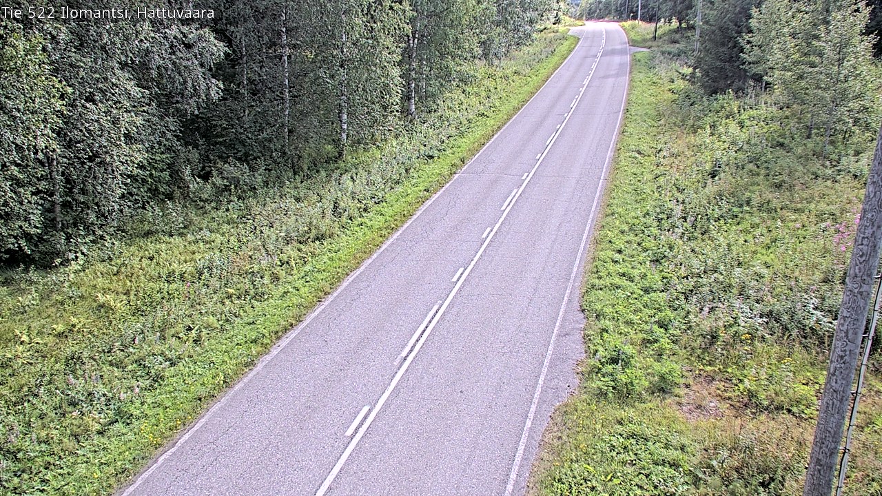 Weather Camera Image Road 522 Ilomantsi, Hattuvaara, Ilomantsi, Pohjois-Karjala