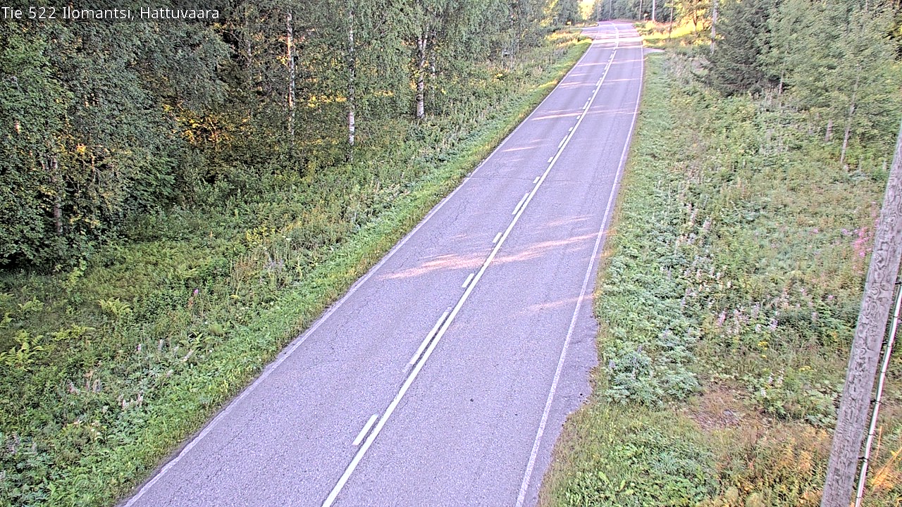 Weather Camera Image Road 522 Ilomantsi, Hattuvaara, Ilomantsi, Pohjois-Karjala