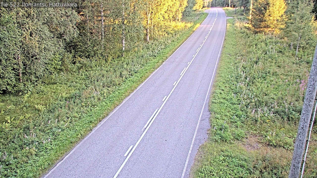 Weather Camera Image Road 522 Ilomantsi, Hattuvaara, Ilomantsi, Pohjois-Karjala