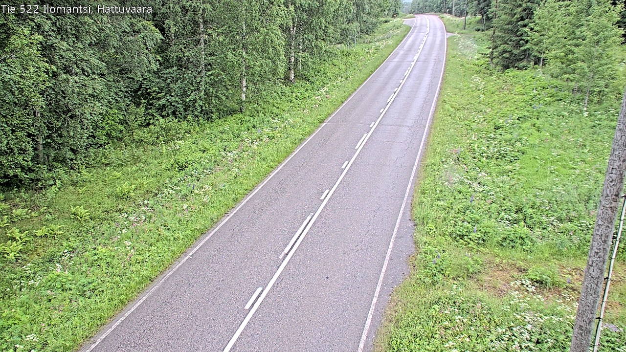 Weather Camera Image Vag 522 Ilomants, Hattuvaara, Ilomantsi, Pohjois-Karjala