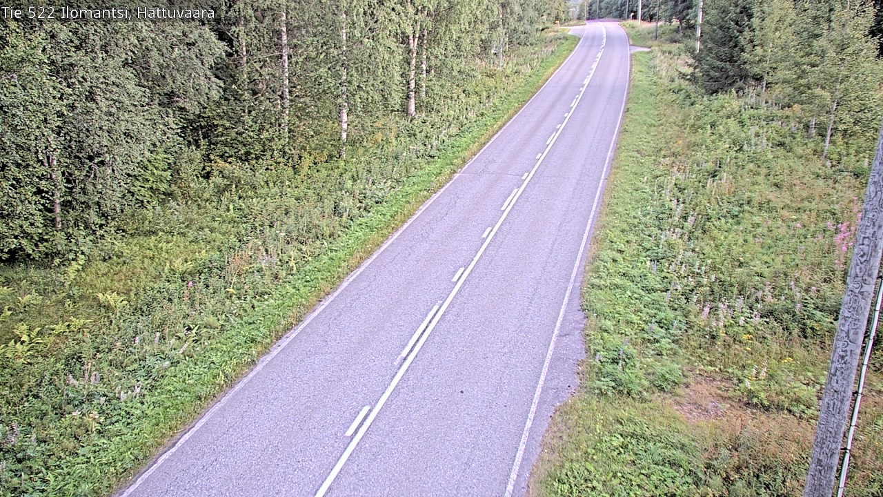 Weather Camera Image Road 522 Ilomantsi, Hattuvaara, Ilomantsi, Pohjois-Karjala