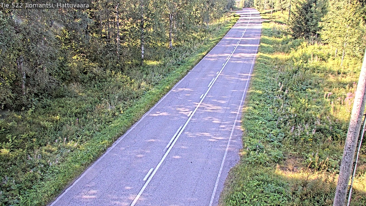 Weather Camera Image Road 522 Ilomantsi, Hattuvaara, Ilomantsi, Pohjois-Karjala