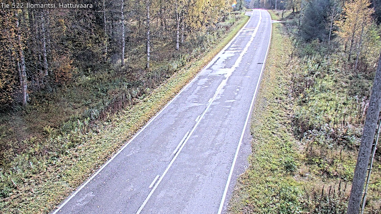 Weather Camera Image Road 522 Ilomantsi, Hattuvaara, Ilomantsi, Pohjois-Karjala
