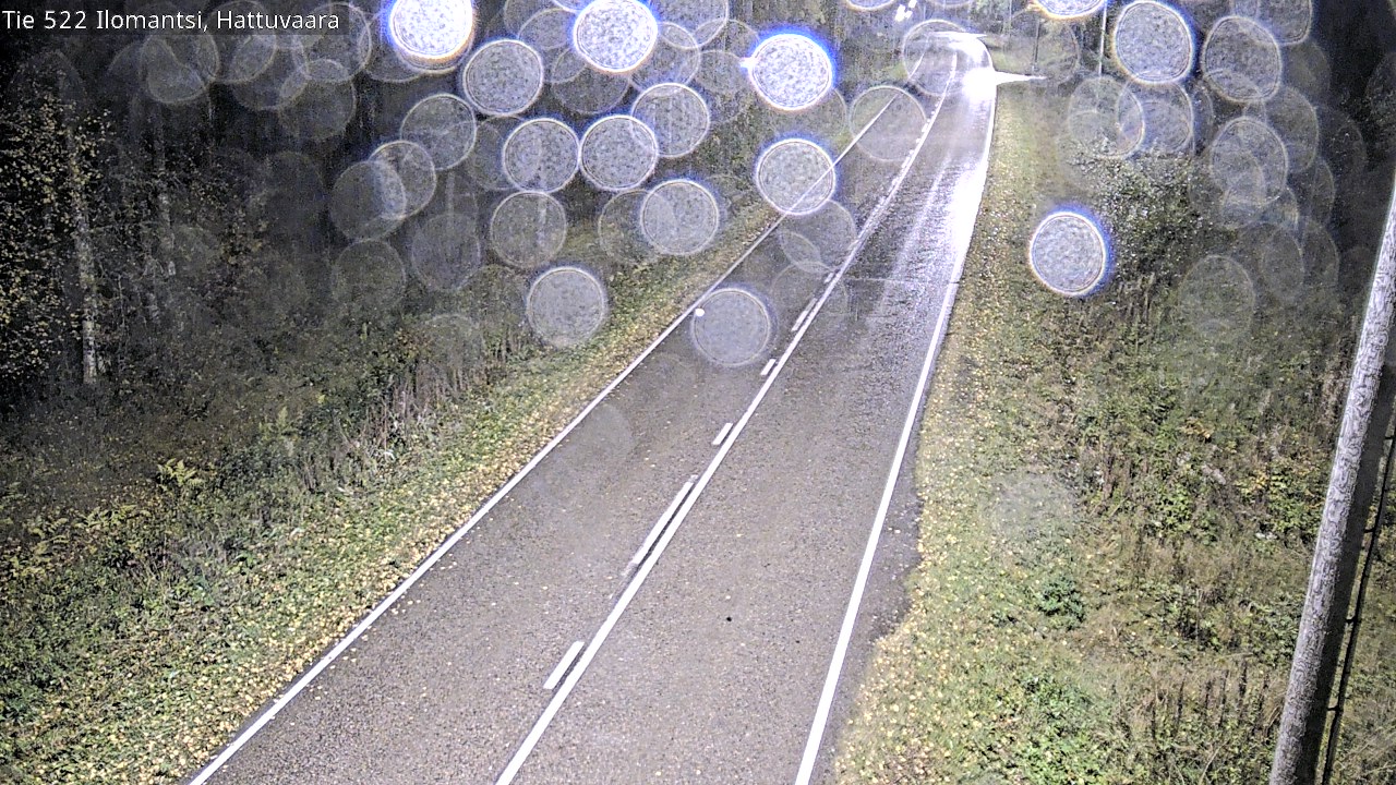 Weather Camera Image Road 522 Ilomantsi, Hattuvaara, Ilomantsi, Pohjois-Karjala