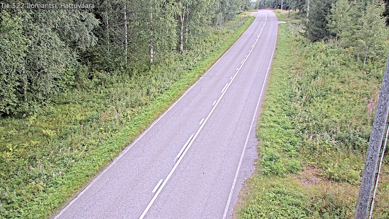 Weather Camera Image Road 522 Ilomantsi, Hattuvaara, Ilomantsi, Pohjois-Karjala