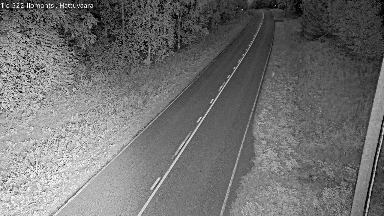 Weather Camera Image Road 522 Ilomantsi, Hattuvaara, Ilomantsi, Pohjois-Karjala