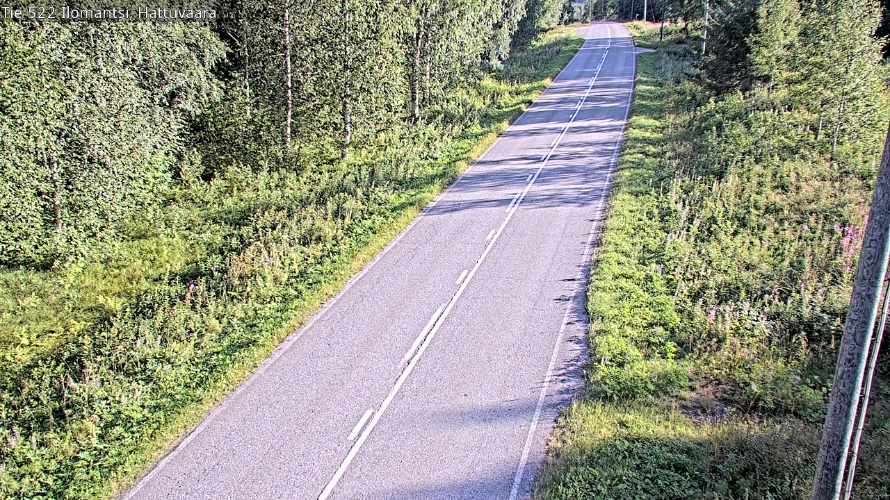 Weather Camera Image Road 522 Ilomantsi, Hattuvaara, Ilomantsi, Pohjois-Karjala
