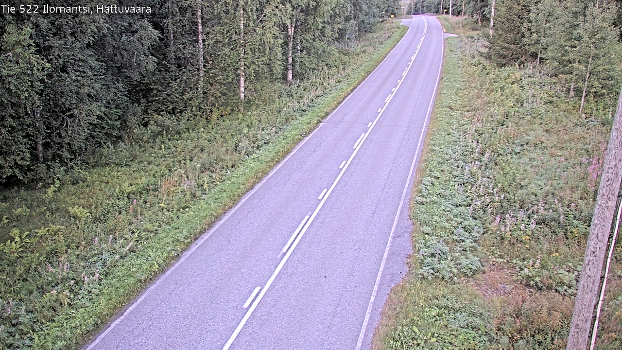 Weather Camera Image Road 522 Ilomantsi, Hattuvaara, Ilomantsi, Pohjois-Karjala