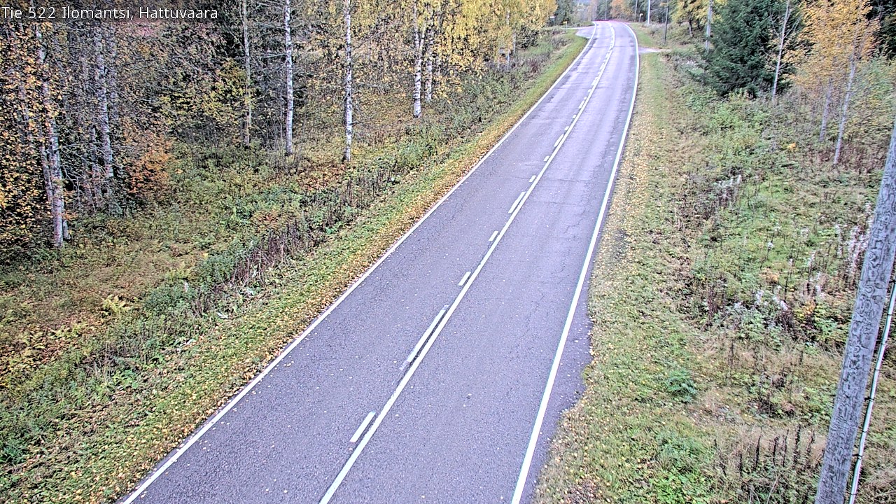 Weather Camera Image Road 522 Ilomantsi, Hattuvaara, Ilomantsi, Pohjois-Karjala