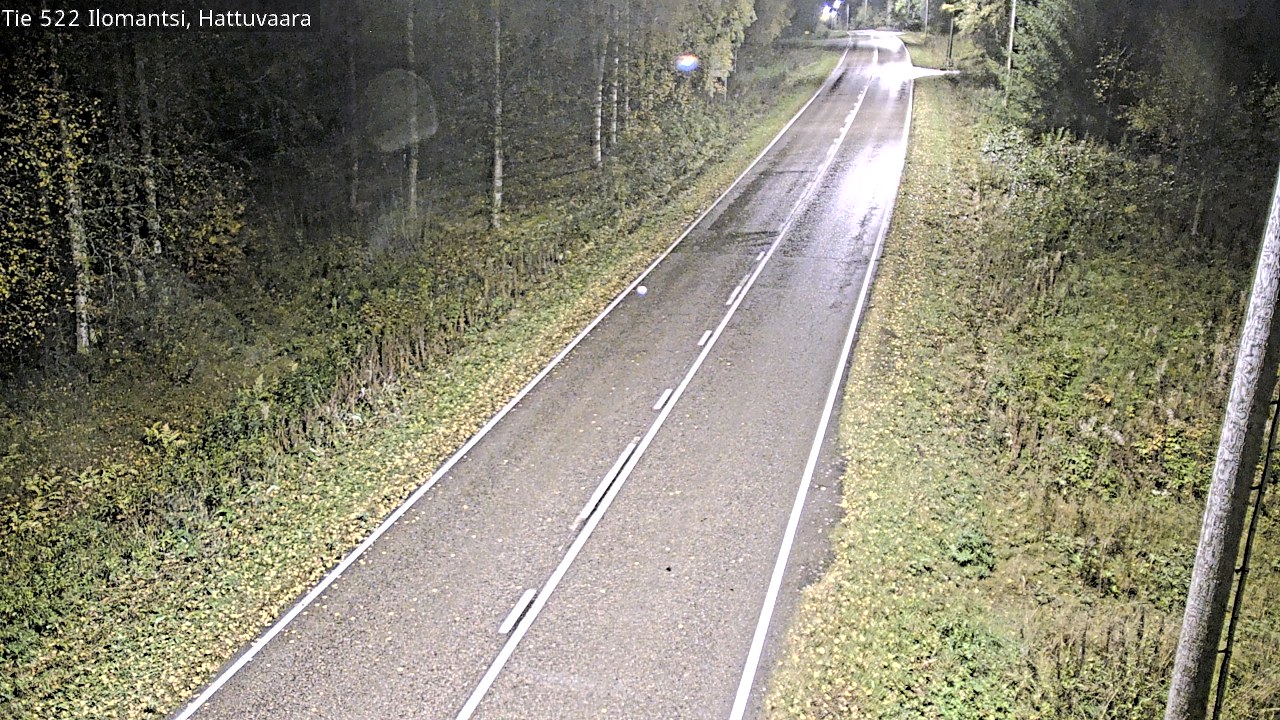 Weather Camera Image Road 522 Ilomantsi, Hattuvaara, Ilomantsi, Pohjois-Karjala
