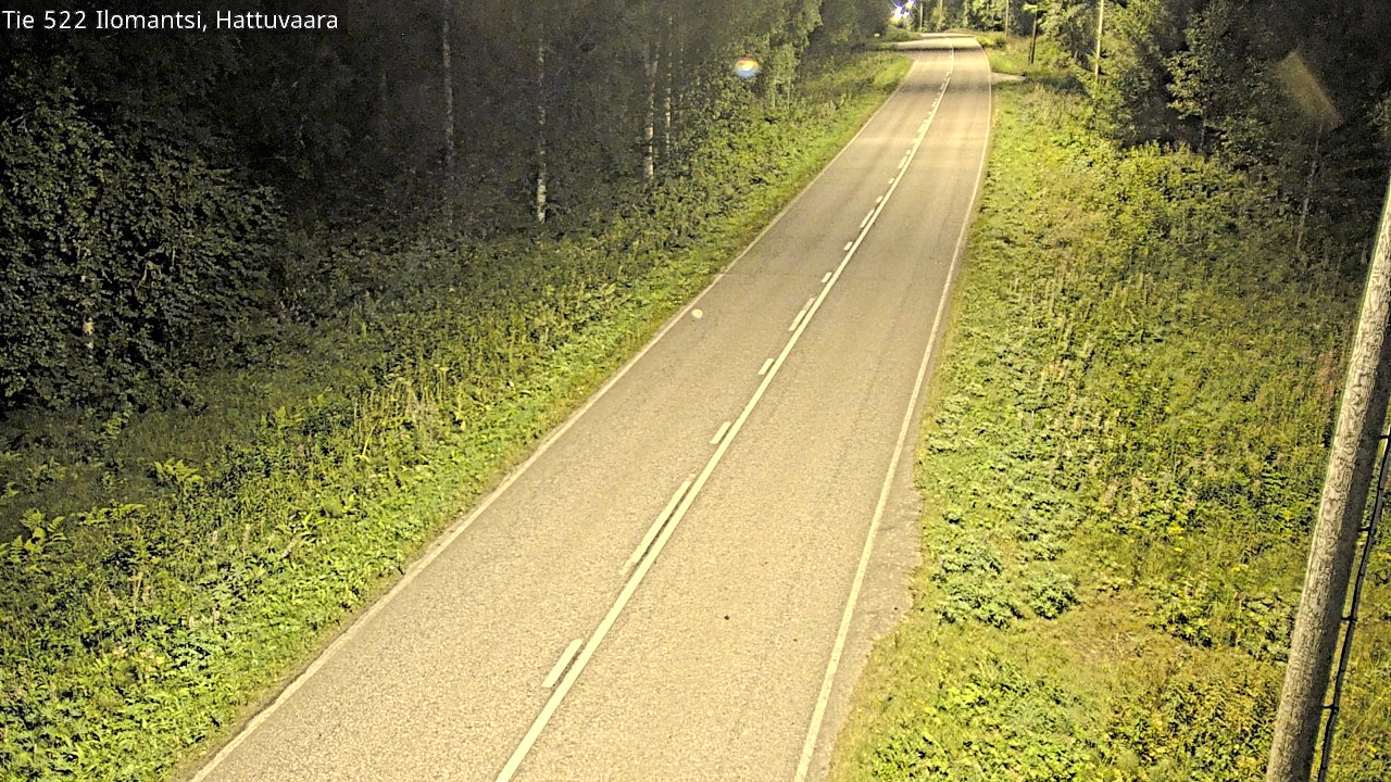 Weather Camera Image Road 522 Ilomantsi, Hattuvaara, Ilomantsi, Pohjois-Karjala