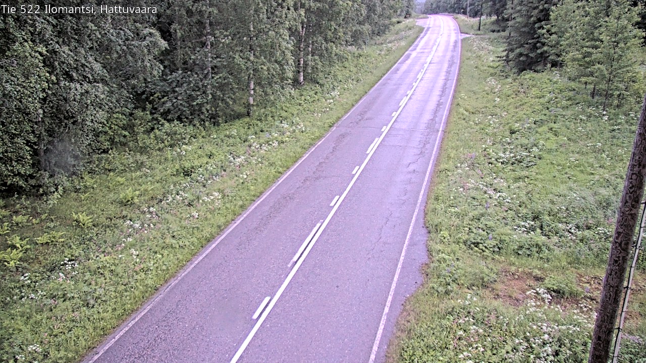 Kelikamerat Kuva Tie 522 Ilomantsi, Hattuvaara, Ilomantsi, Pohjois-Karjala