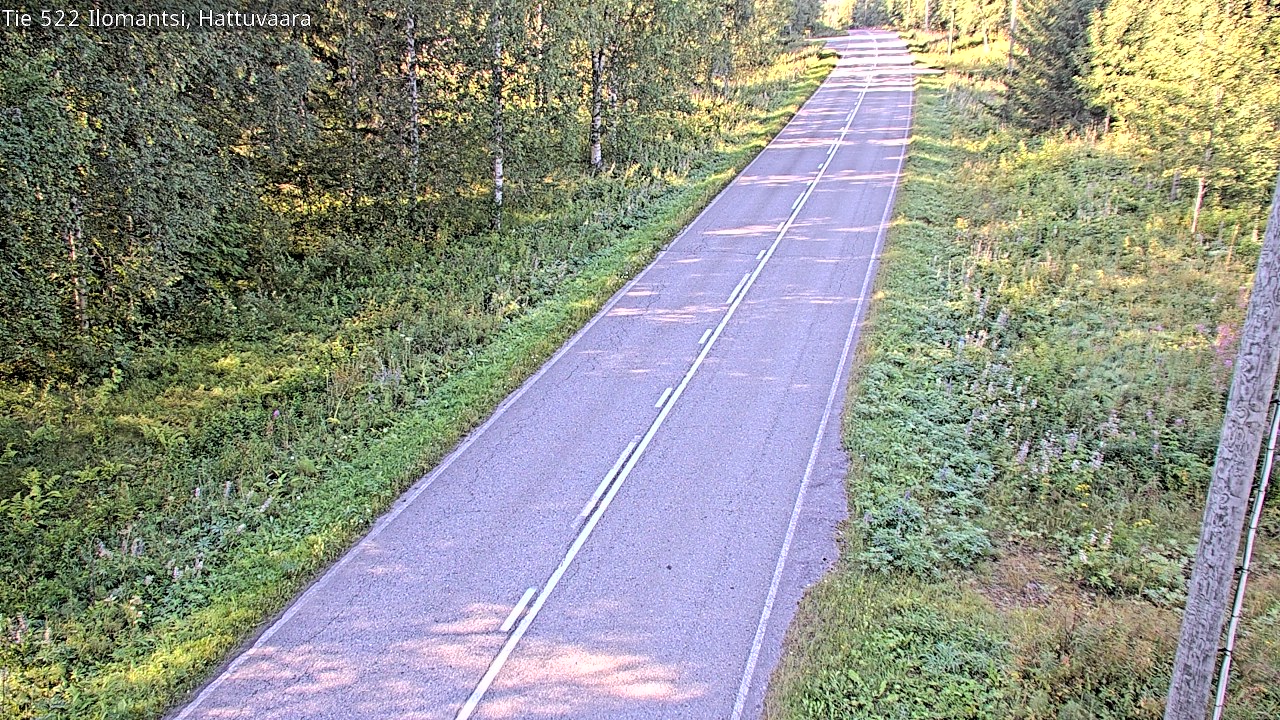 Weather Camera Image Road 522 Ilomantsi, Hattuvaara, Ilomantsi, Pohjois-Karjala