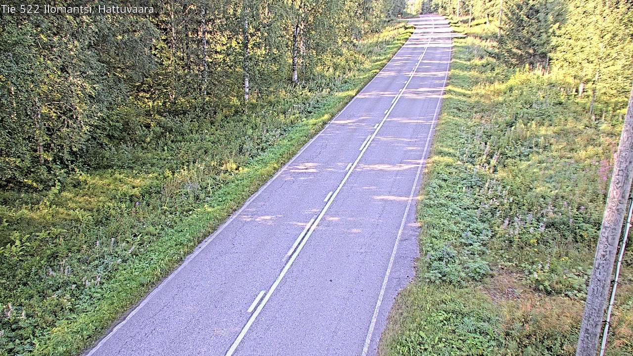 Weather Camera Image Road 522 Ilomantsi, Hattuvaara, Ilomantsi, Pohjois-Karjala
