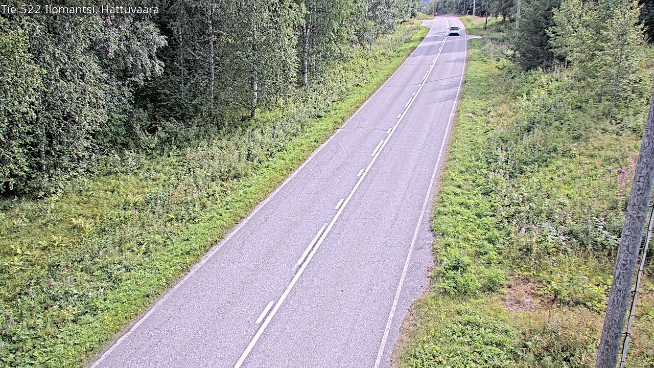 Weather Camera Image Road 522 Ilomantsi, Hattuvaara, Ilomantsi, Pohjois-Karjala