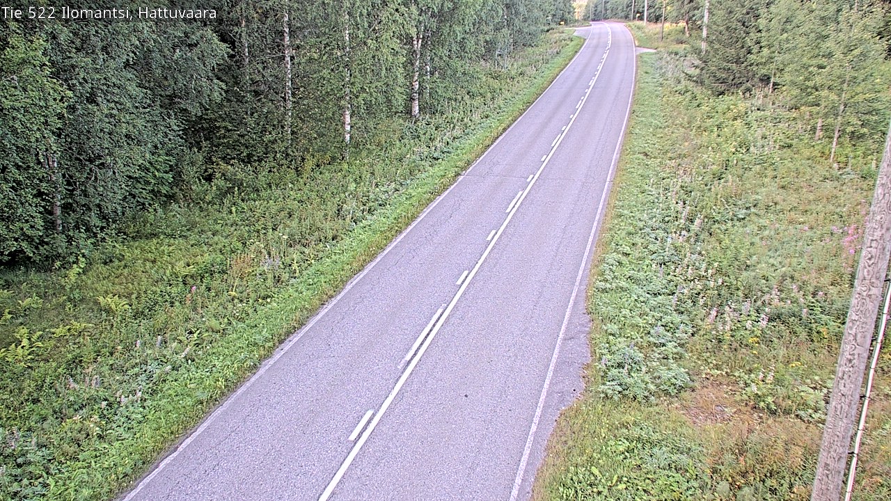 Weather Camera Image Road 522 Ilomantsi, Hattuvaara, Ilomantsi, Pohjois-Karjala