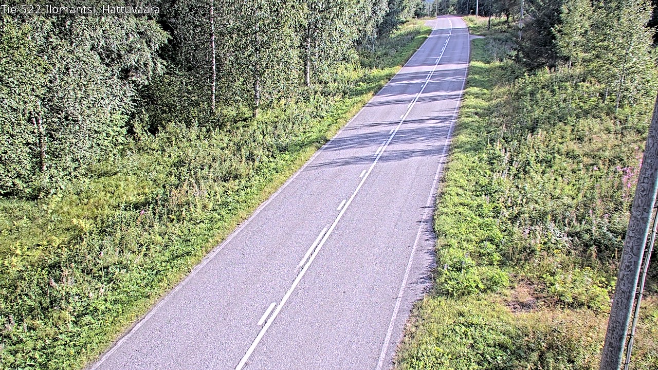 Weather Camera Image Road 522 Ilomantsi, Hattuvaara, Ilomantsi, Pohjois-Karjala