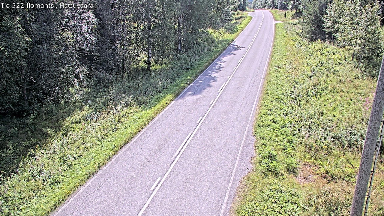 Weather Camera Image Road 522 Ilomantsi, Hattuvaara, Ilomantsi, Pohjois-Karjala