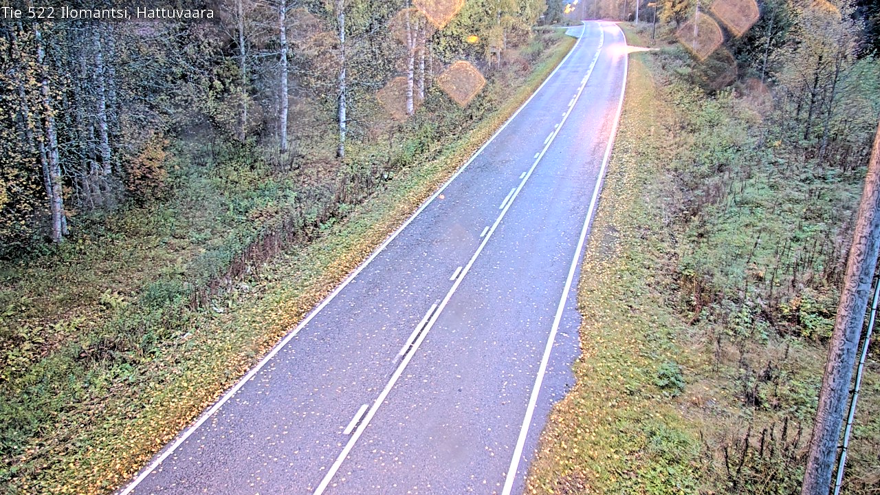 Weather Camera Image Road 522 Ilomantsi, Hattuvaara, Ilomantsi, Pohjois-Karjala