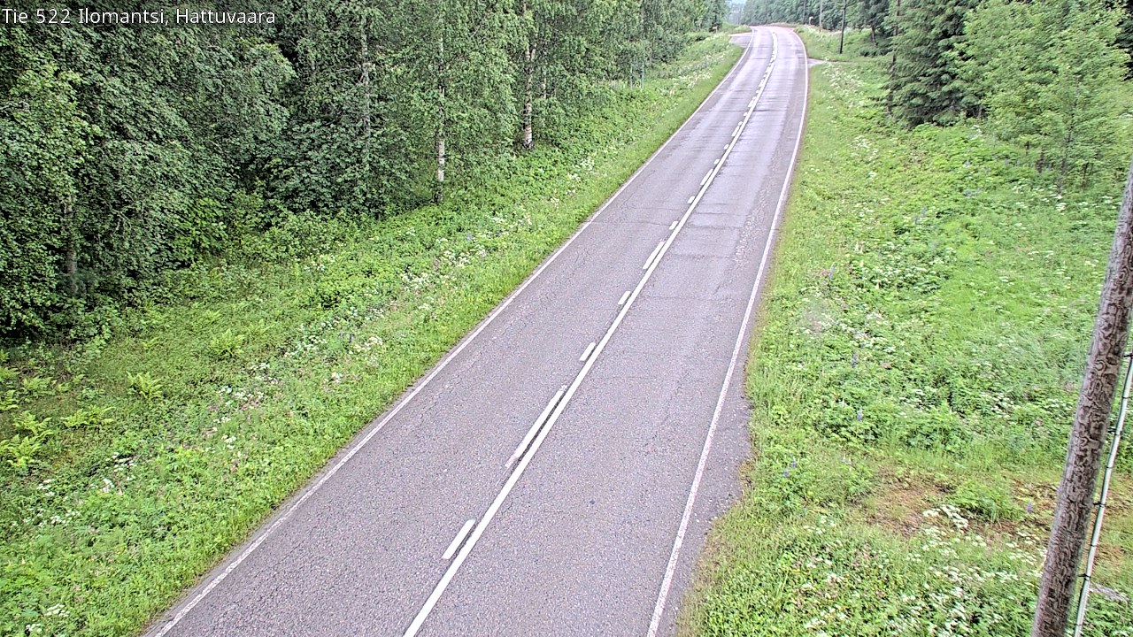 Kelikamerat Kuva Tie 522 Ilomantsi, Hattuvaara, Ilomantsi, Pohjois-Karjala