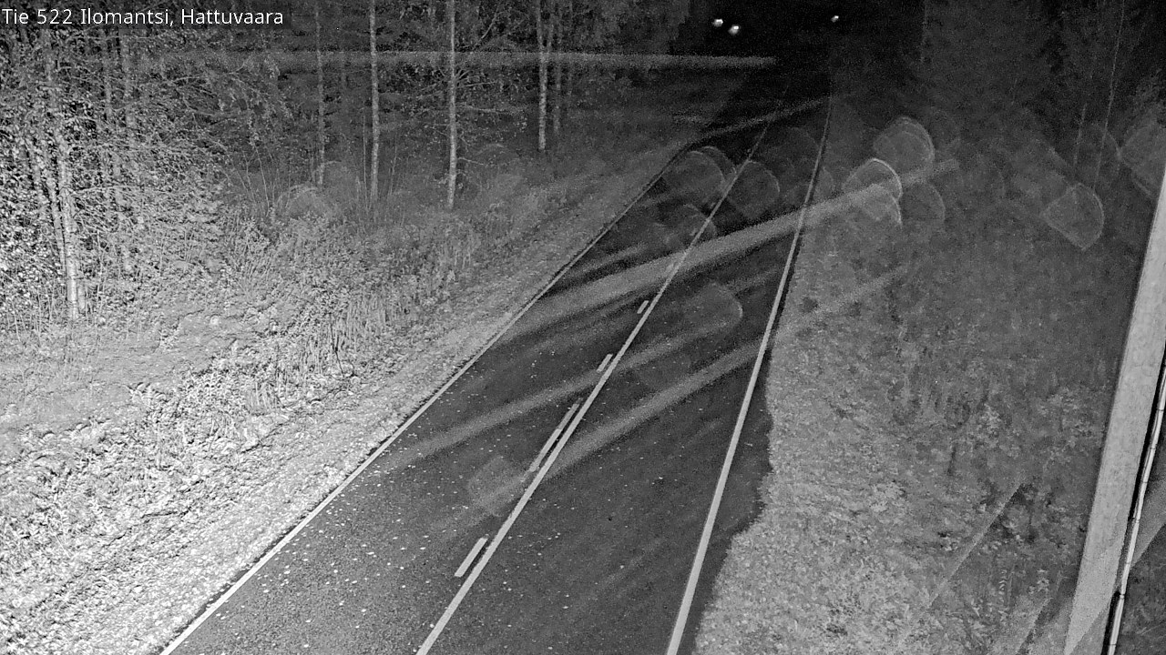 Weather Camera Image Road 522 Ilomantsi, Hattuvaara, Ilomantsi, Pohjois-Karjala