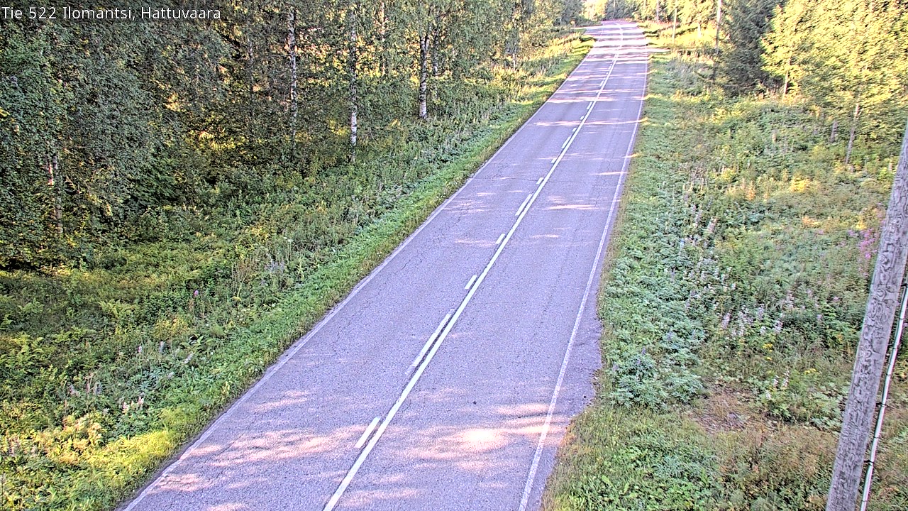 Weather Camera Image Road 522 Ilomantsi, Hattuvaara, Ilomantsi, Pohjois-Karjala