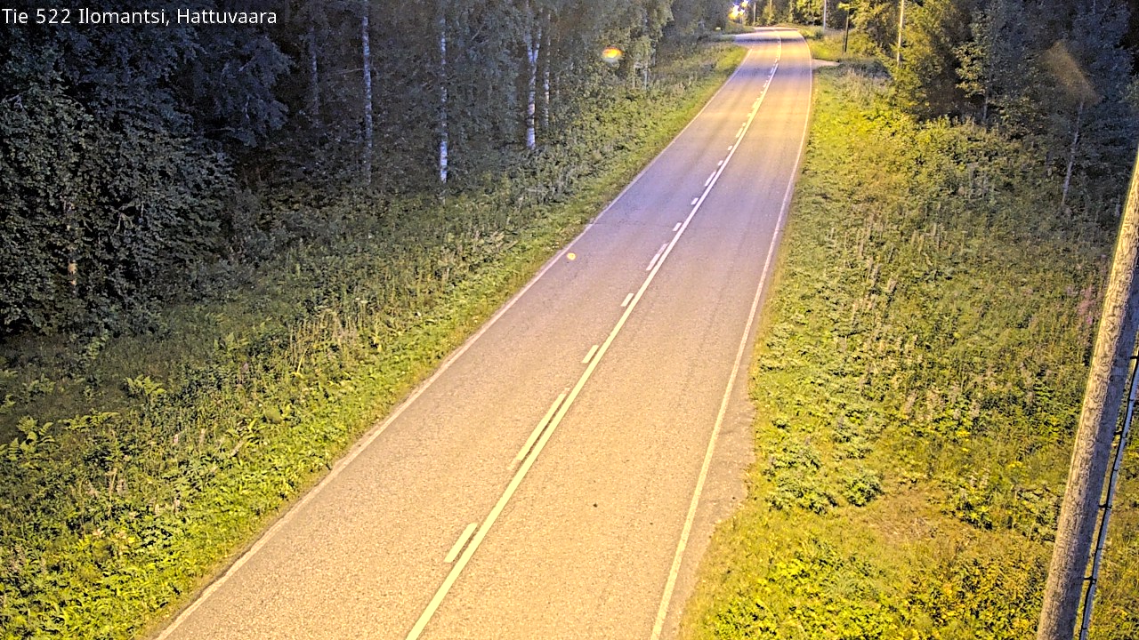 Weather Camera Image Road 522 Ilomantsi, Hattuvaara, Ilomantsi, Pohjois-Karjala